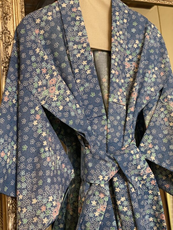 kimono blauw kort