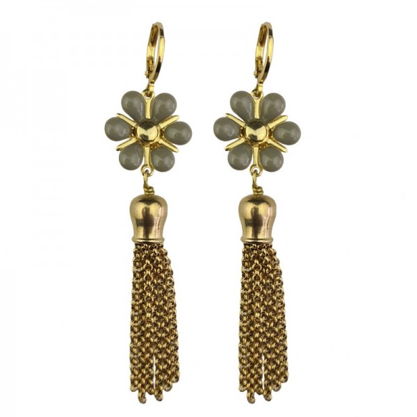 vintage flower earrings