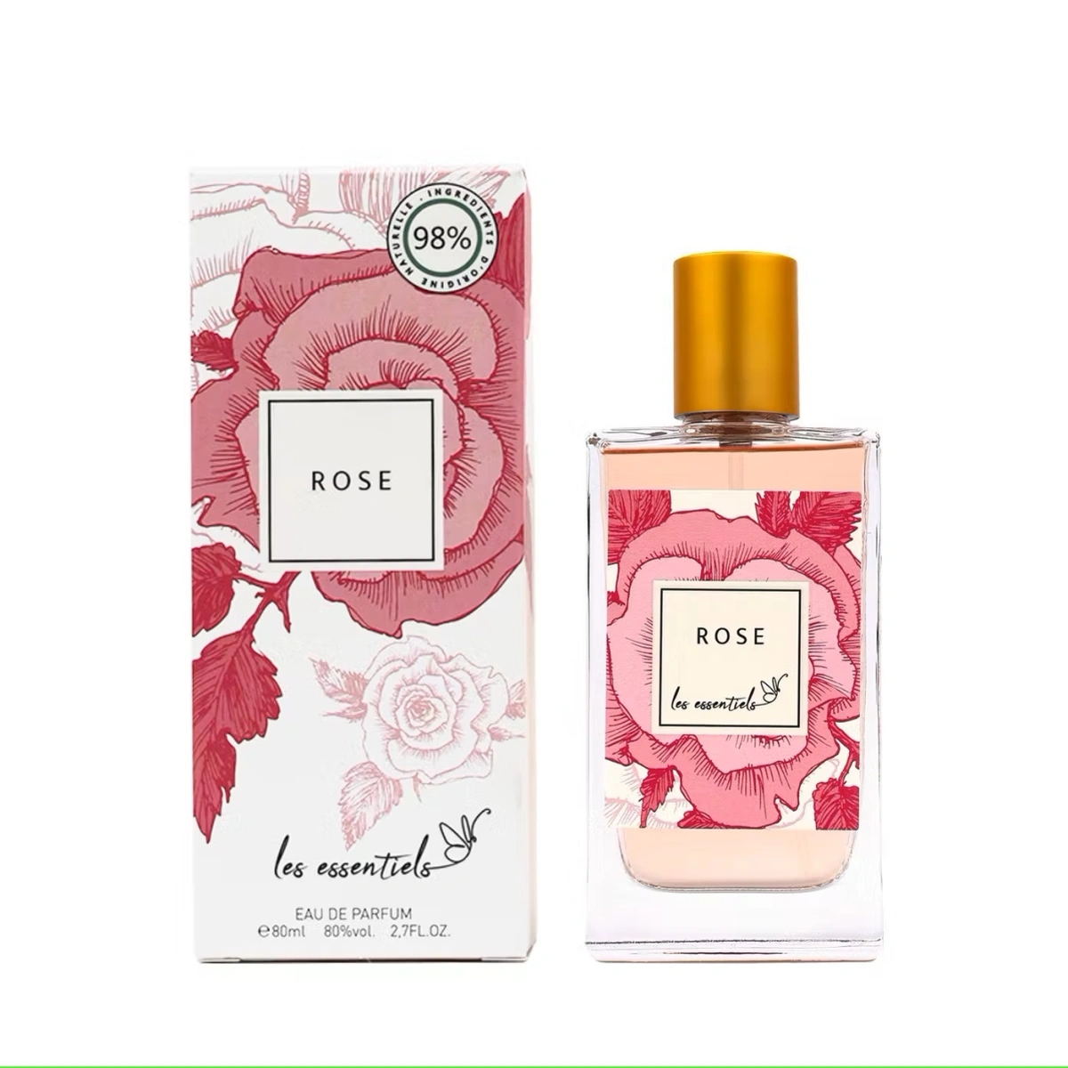 natuurlijke parfum roos