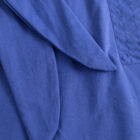 blauwe katoenen jurk