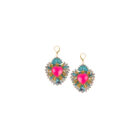 rosa earrings acquamarin