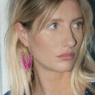 colette earrings pink